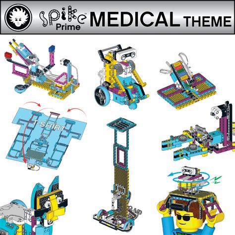 LEGO SPIKE Prime MEDICAL THEME annual subscription (personal/no profit) - LEGO custom model with ...