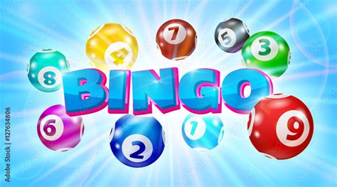 Illustration Colorful Bingo. Lottery Number Balls. Colored balls ...