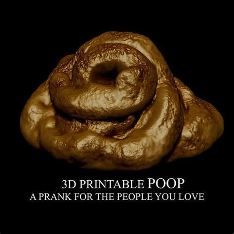 3D PRINTABLE POOP - A PRANK FOR THE PEOPLE YOU LOVE 3D model 3D printable | CGTrader