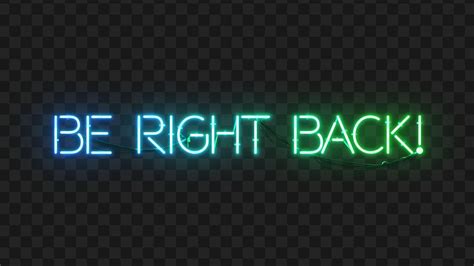 Be Right Back Zoom Background