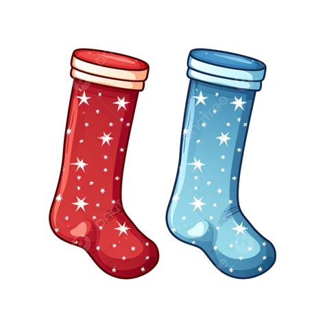 Red And Blue Christmas Stocking Illustration, Stocking, Christmas, Holiday PNG Transparent Image ...