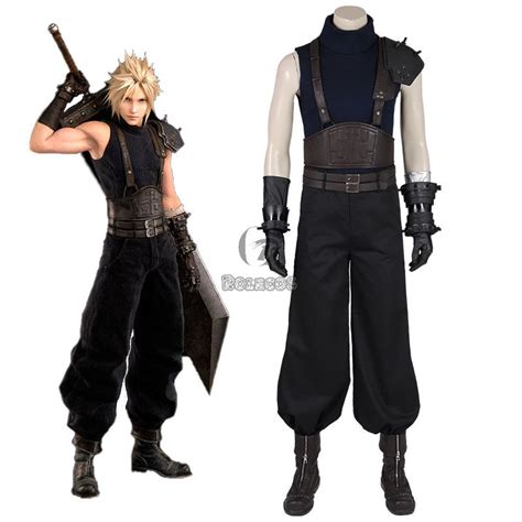 Final Fantasy VII FFVII Cloud Strife Cosplay Costume