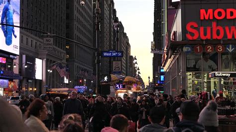 People Walking In New York City - Free Stock Video - FOCA Stock