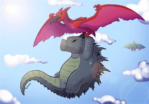 Godzilla and Rodan by SonicKnight007 on DeviantArt | Godzilla, Godzilla ...