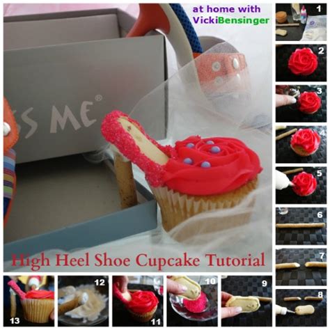 High Heel Cupcakes! - At Home with Vicki Bensinger