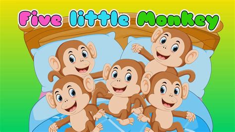 Five Little Monkeys | Songs for Children - The Kids Song - YouTube