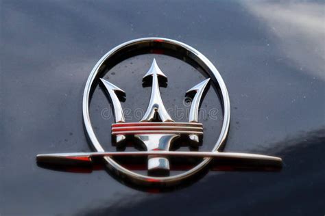 Maserati Trident Metallic Logo on the Ghibli Model Editorial Image - Image of automobile, italy ...