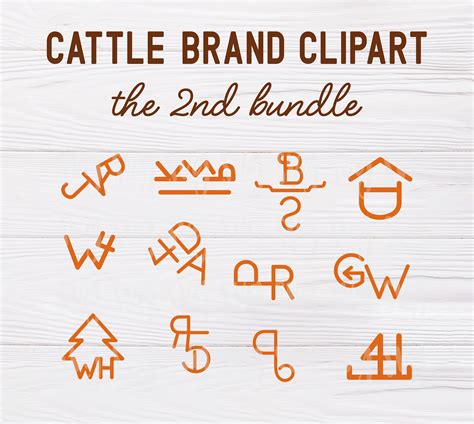 Clipart Cattle Brands Registered