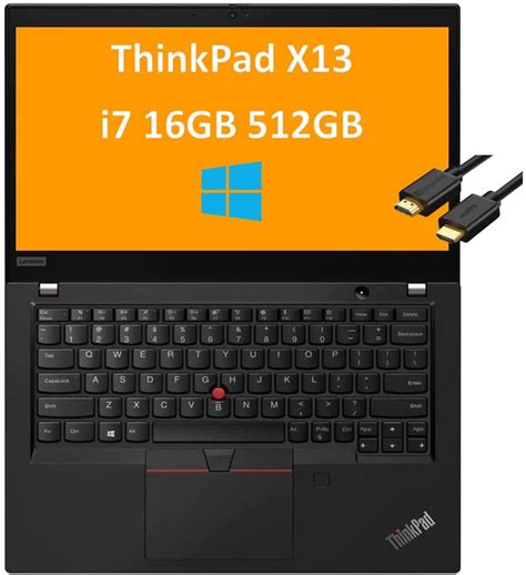 Lenovo ThinkPad X13 Gen 1 - i7-10510U · Intel UHD Graphics · 13.3 ...