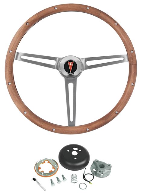 Steering Wheel Kit, Grant Classic Nostalgia, 1969-77 Pontiac, w/o Tilt, Wood @ OPGI.com