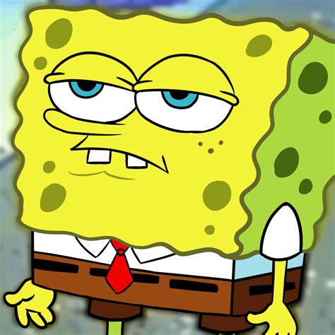 Disappointed spongebob i did for a friend's birthday (3840 x 3840 ...