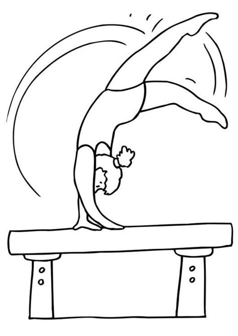 Coloring Page gymnastics - Free printables - Img 6556