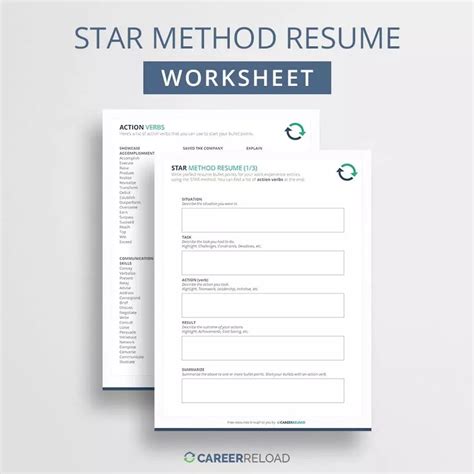 Star Method Resume Template