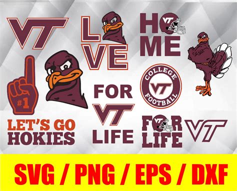 Virginia Tech Hokies bundle logo, svg, png, eps, dxf, NCAA logo ...