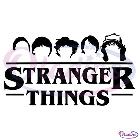 Stranger Things Characters Head SVG, Strange Things Lovers SVG