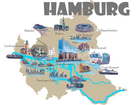 Hamburg World Map