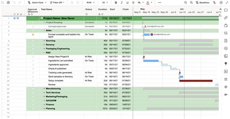 New Product Development Schedule Template Smartsheet - Riset