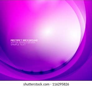 Purple Wave Background Stock Vector (Royalty Free) 116295826