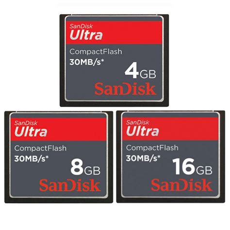 CF Card 4GB 8GB 16GB Compact Flash 30Mb/s CF Ultra Memory Card For ...