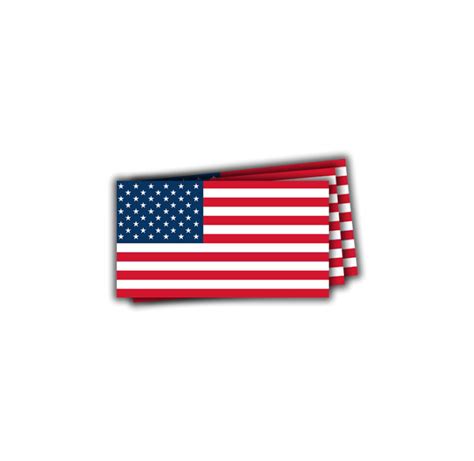 American Flag Sticker - 3 Pack - DFW Stickers