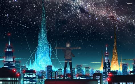 Download Anime City Wallpaper