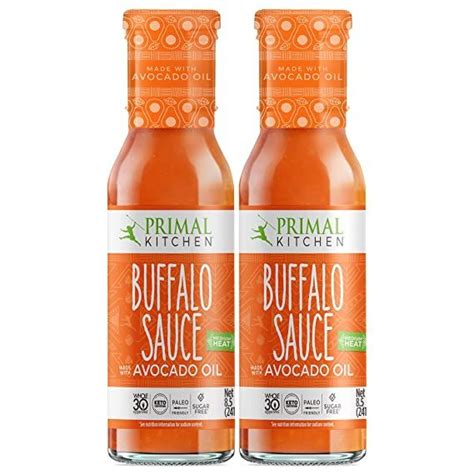 Amazon.com : Primal Kitchen Buffalo Sauce Two Pack - No Dairy, Whole 30 Approved, Keto & Paleo ...