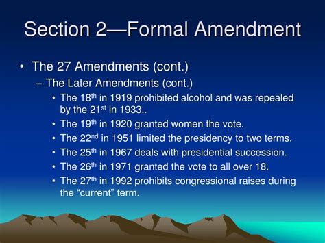 PPT - Formal Amendment Process PowerPoint Presentation, free download ...