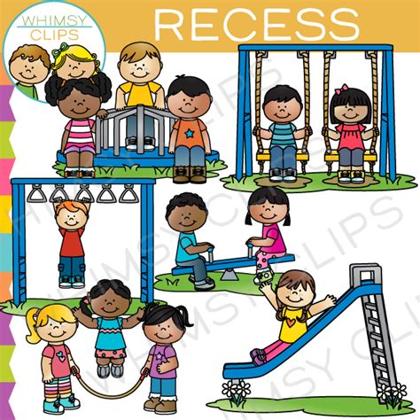 Kids Recess Clip Art , Images & Illustrations | Whimsy Clips