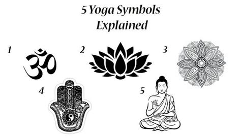 Yoga Symbols - Spiritual Experience | Yoga symbols, Meditation symbols ...