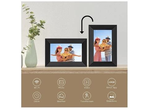 AiMOR Touchscreen Digital Photo Frame