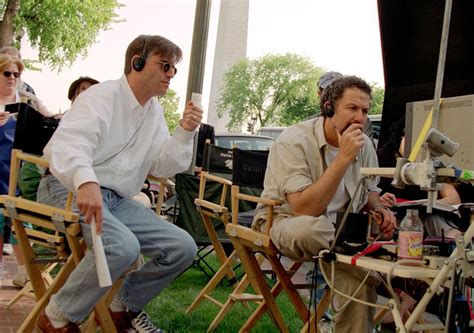 Aaron Sorkin and Thomas Schlamme on the set of The West Wing | West ...