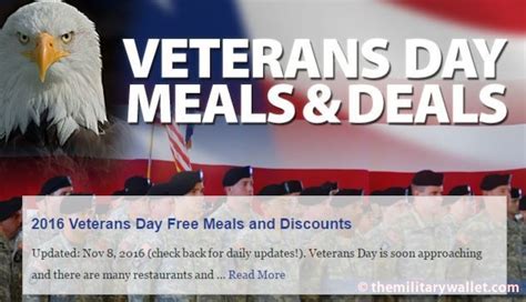 Freebies on Veterans Day