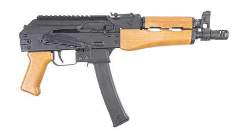 Kalashnikov USA KP-9 9MM AK Pistol - Amber Italian Wood 9.25"