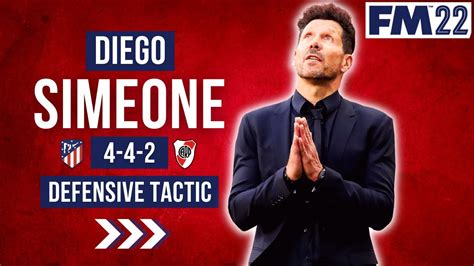 DIEGO SIMEONE'S 4-4-2 FM22 TACTICS! DEFENSIVE MASTERLCASS | Football ...