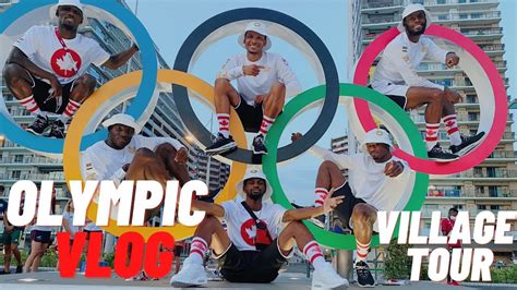 OLYMPIC Village Tour || Olympic VLOG P2 || Tokyo 2020 Olympics Behind ...