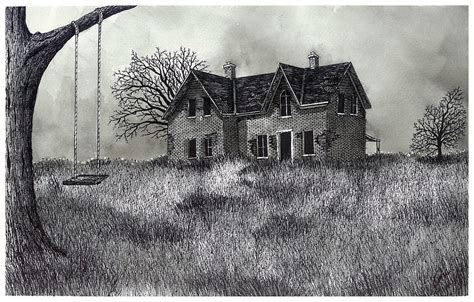 Abandoned Memories Drawing by Jonathan Baldock - Fine Art America