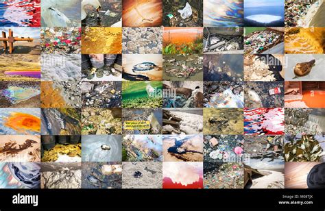 A photo montage of water pollution Stock Photo - Alamy