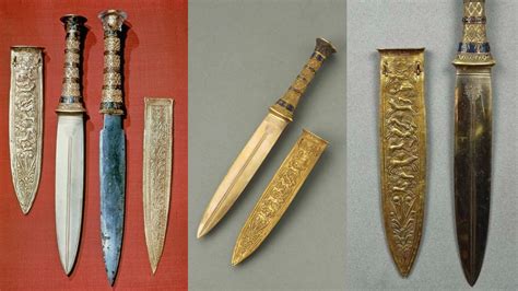 Pair of Ceremonial Daggers of King Tutankhamun | The African History