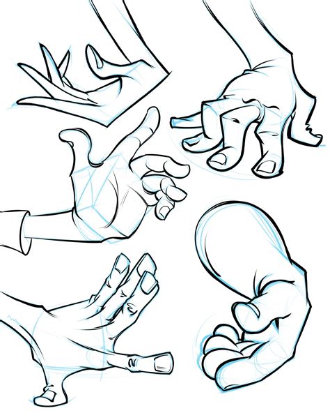 How To Draw Comic Book Style Hands - DRAWING IDEAS