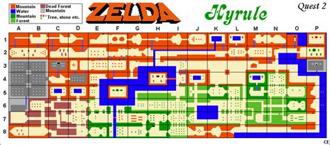 Zelda Nes Map Printable