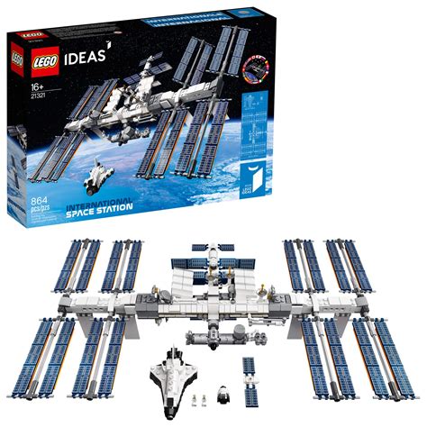 LEGO Ideas International Space Station 21321 Building Kit, Adult Set ...