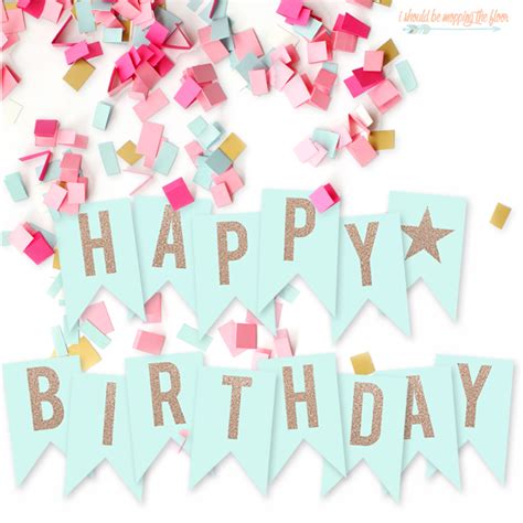 Free Printable Happy Birthday Banner | Happy birthday banner printable ...