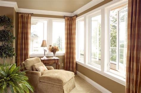 Image result for curtains for casement windows | Living room windows, Basement remodeling ...