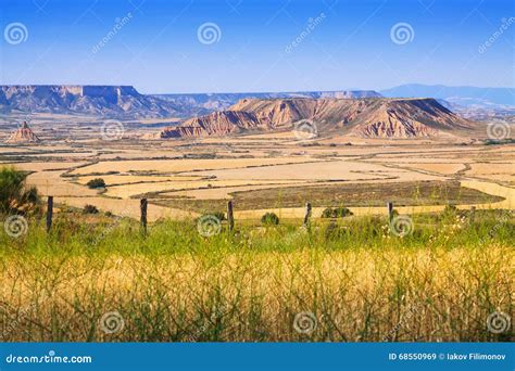 Semi-desert landscape stock image. Image of castildetierra - 68550969