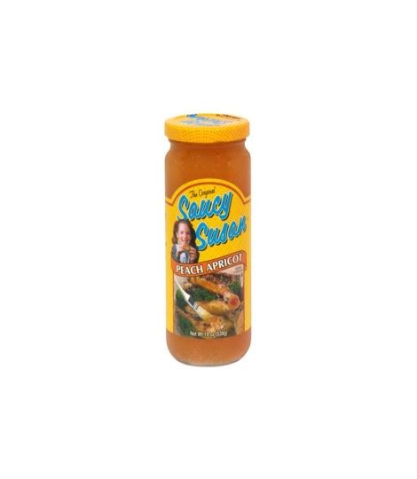 SAUCY SUSAN: Sauce Peach Apricot Original, 19 oz – DailyDealsCo