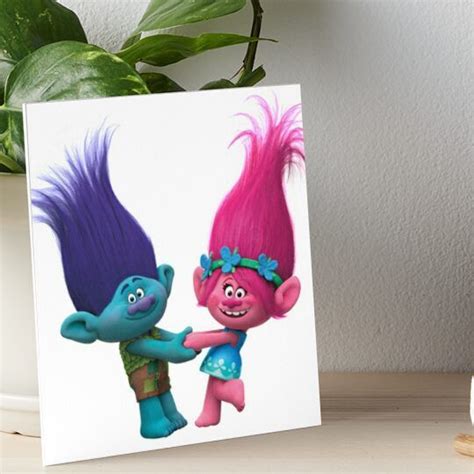 Poppy and Branch Trolls Art Board Print by alessiacara in 2022 | Poppy ...