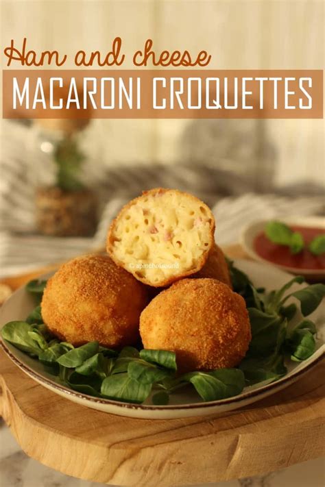 Ham and Cheese Macaroni Croquettes (Extra TASTY!) - That Cute Dish!