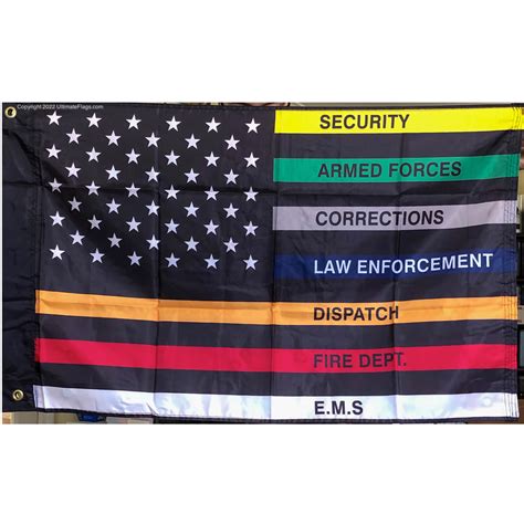 First Responder Flag 1st Responder Flags -Buy 2, 3rd=Free!