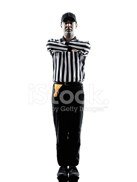 American Football Referee Gestures Silhouette Stock Photo | Royalty-Free | FreeImages
