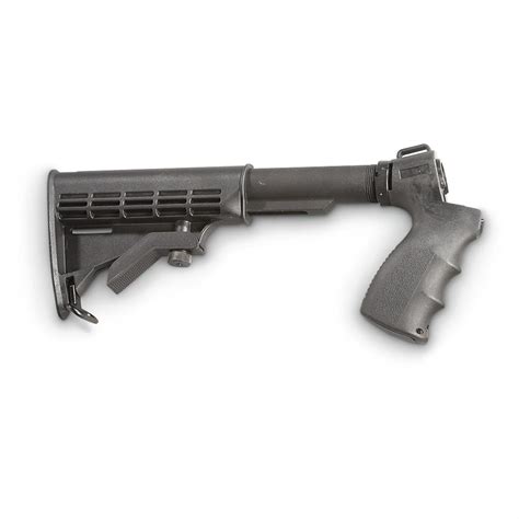 Mossberg 500 Shotgun Stock with Pistol Grip, Black - 584545, Tactical Rifle Accessories at ...